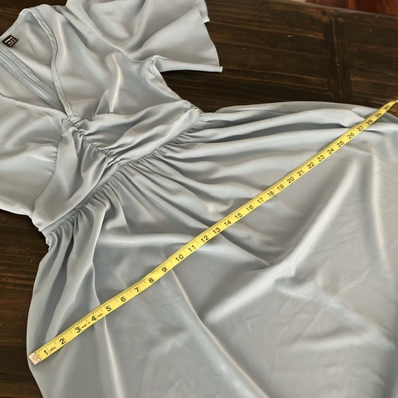 Dusty Blue Dress/ Bridesmaid Dress!! Size SHEIN Small! - Picture 4 of 6